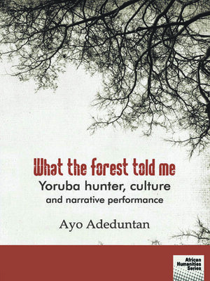 cover image of What the forest told me